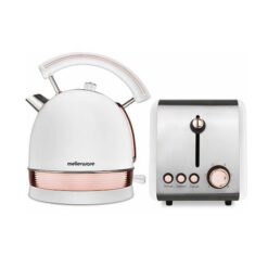 Mellerware - Kettle & Toaster Set Rose Gold - White - Image 1