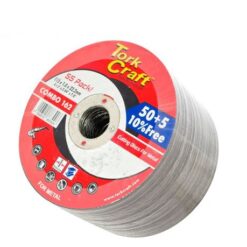 Tork Craft - 50 + 5 Cutting Disc Metal 115 X 1.0 X 22.2 Mm - Image 1