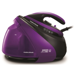 Morphy Richards Iron Steam Station Ceramic Purple 1.8L 3000W "Speed Steam" - Image 1