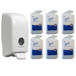 Aquarius - Wall Mounted Hand Cleanser Dispenser and Refill Combo - Image 1