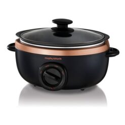 Morphy Richards Slow Cooker Manual Aluminium 3.5L 163W "Sear and Stew" - Image 1