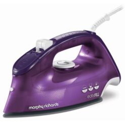 Morphy Richards Iron Steam / Dry / Spray Ceramic Purple 350ml 2400W "Breeze Easy Fill" - Image 1