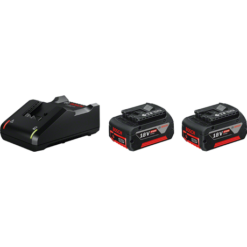 Bosch - Charger & 2 Batteries - 2 x GBA 18V 4.0Ah + GAL 18V-40 - Image 1