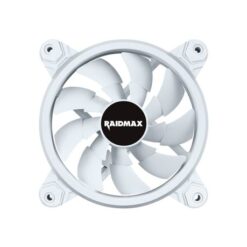 Raidmax 120mm Addressable RGB PWM Fan - White - Image 3