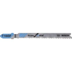 Jigsaw blade BIM T 118 BF Flexible for Metal, 3 Piece - Image 1