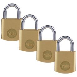 Yale Brass Padlock Pack 4 - Image 1