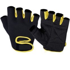 Pulse Active - Gym Gloves - Small (Black / Yellow) - Image 1