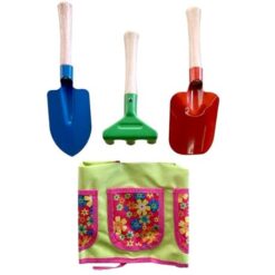 Qualitools - Garden Tool Kit Set including Apron (Kiddies) - 4 Pieces - Image 3