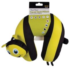 Travel Smart - Travel Neck Pillow (Kiddies) - Black / Yellow - Image 1