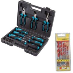 Bort – DIY Hand Tool Set (24 Piece) & Alpen Multicut Drill Bits (5 Piece) - Image 1