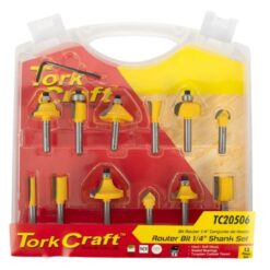 Tork Craft - Router Bit Set (1/4" Straight and Profile) - 12 Piece - Image 3