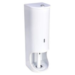 MTS - Toilet Roll Holder (3 Tier, Lockable) - White - Image 1