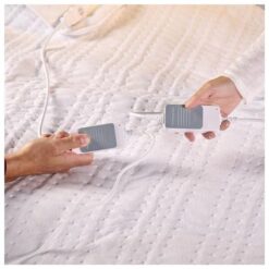 Solac - Electrical Heat Blanket (Double Bed) - White (120W) - Image 3