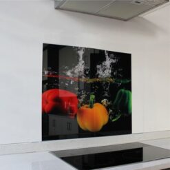 Parrot Products Peppers Hob Splashback (598 x 650 x 6mm) - Image 1