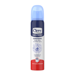 Clere Pure & Protect Sanitising Hand, Body & Surface Spray (Aerosol) - Image 1