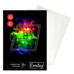 Croxley A3 Laminating Pouches 100 Sheets - Image 1