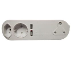 Zenith - Plug Adaptor - (1 x 16 AMP + 2 x 5 AMP + 2 x USB) - Image 1