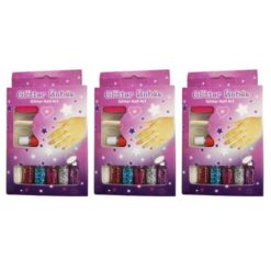 Glitter Nail Art - Pack of 3 (9 Piece) - Image 1