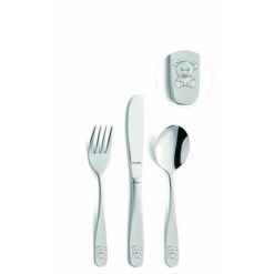 Amefa Teddy Kiddies Cutlery 3 Piece Set - Image 2