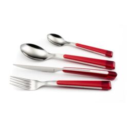 Amefa Guimauve 16 Piece Red Cutlery Set - Image 2