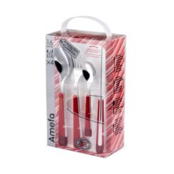 Amefa Guimauve 16 Piece Red Cutlery Set - Image 4