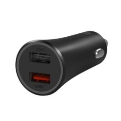 Xiaomi Mi 37W Dual Port Car Charger - Black - Image 1