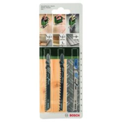 Jigsaw blade set T 111 C, T 244 D, T 118 B, 3 pc - Image 1