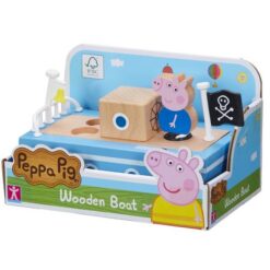 Peppa Pig Wooden Boat With George - Image 1