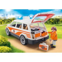 Playmobil Emergency Car with Siren - Image 4