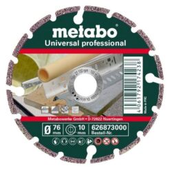 Metabo-Diamond Cutting Disc 76 x 10mm, Universal "Professional" (626873000) - Image 1