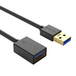 Orico USB3.0 Type-A Male to Female Extention Cable 1.5M - Black - Image 1