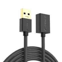 Orico USB3.0 Type-A Male to Female Extention Cable 1.5M - Black - Image 2