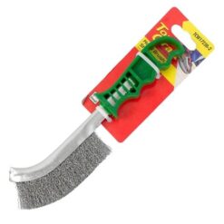 Tork Craft - Wire Hand Brush / Stainless Steel Wire Brush - Green Handle - Image 2