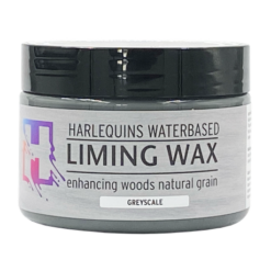 Harlequin- Waterbased Liming Wax (Greyscale - 250ml) & Mutton Cloth 200g - Image 2