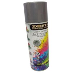 Zenith - Spray Paint / Interior and Exterior Fast Drying Spray Paint - Matt Black (A02) - Image 1