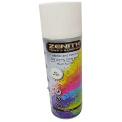 Zenith - Spray Paint / Interior and Exterior Fast Drying Spray Paint - Matt Black (A02) - Image 2