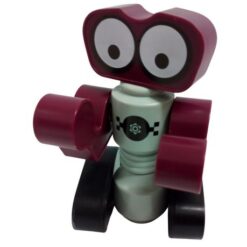 SourceDirect - Magnetic Building Robot (19 x 15cm) - Maroon - Image 1