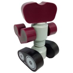 SourceDirect - Magnetic Building Robot (19 x 15cm) - Maroon - Image 3