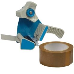 SourceDirect - Tape Dispenser 48mm with 1 x 50m Buff Tape - Image 1