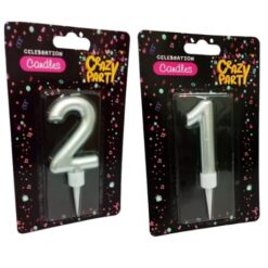 SourceDirect - Large Birthday Candles Numbers 2 and 1 - Image 1