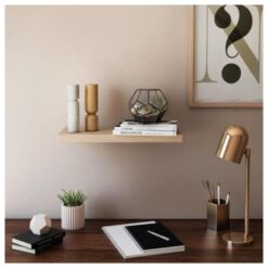 Mackie - Floating Shelf (600 x 235 x 38mm) - Washed Oak - Image 3