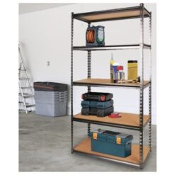 MTS - Steel Shelving /5 Tier Steel Shelving 86.5 x 35.5 x 183cm - Pack of 2 - Image 3