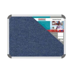 Parrot Products Bulletin Board Ribbed Aluminium Frame (600x450mm - Denim) - Image 1