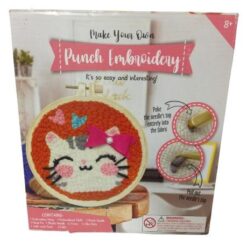 Source Direct- Punch Embroidery Combo Set -DIY Arts & Crafts Kit - Assorted - Image 2