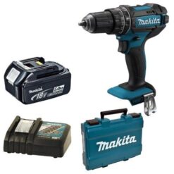 Makita - Cordless Impact Drill DHP482ZJ, 1 x 5.0Ah , Charger & Carry Case - Image 1