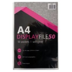 Source Direct - A4 Display File Soft Cover - Pack of 10 (50 Pockets P/Pack) - Image 1