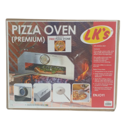 LK's Premium Charcoal Pizza Oven with Accessories (Stainless Steel) - Image 5