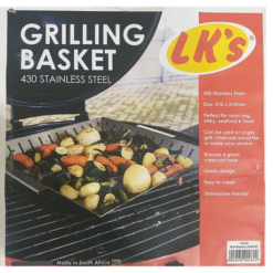 LK's Grilling & Roast Veg Basket - Stainless Steel - Image 4