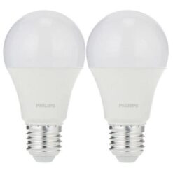 Philips - Essential LED Light E27 3000K Warm Warm Light - Pack of 2 (9W) - Image 1