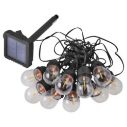 SolarMate - Filament LED String Light with 5.5m Cable Length - 10 Lights - Image 1